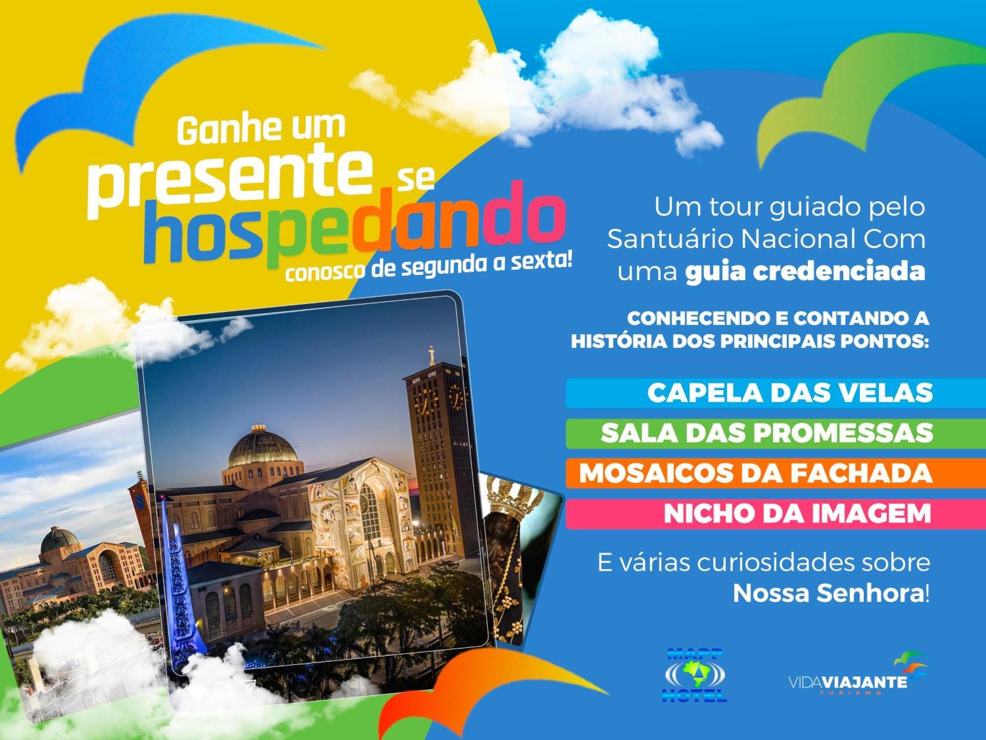 Mapp Hotel Aparecida-Sp Kültér fotó